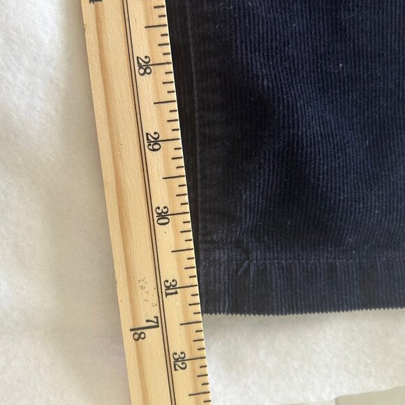 J. Crew Factor Women Corduroy Matchstick Straight Leg Pants SZ 30R Indigo - Picture 9 of 10